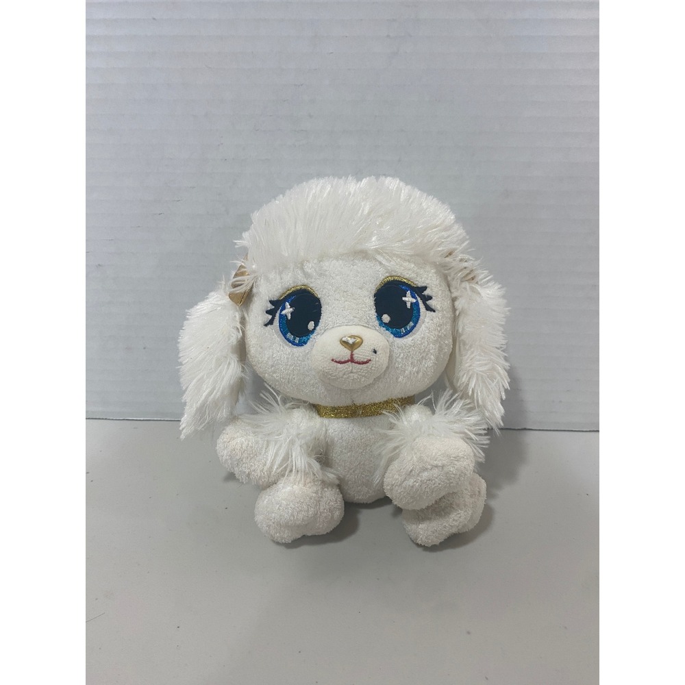 GUND P.Lushes Pets Catalina Monroe White Gold Poodle Plush Toy 6in Excellent